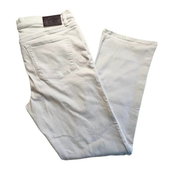 Lauren Ralph Lauren Women’s Size 16 Khaki Straight Leg Basic Light Ivory/Khaki - Picture 1 of 9